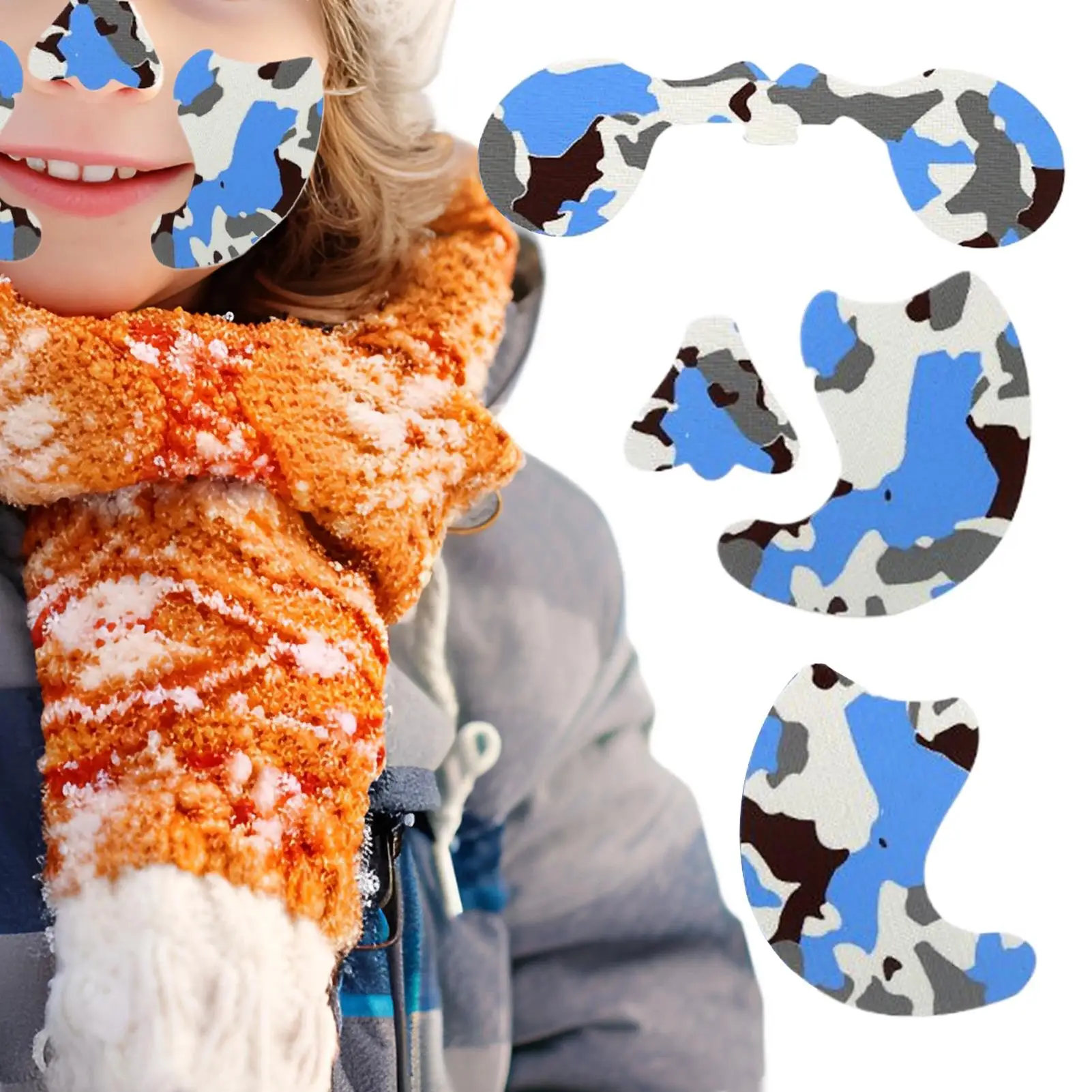 

Антифризная нашивка для лица, ветрозащитная защита от ультрафиолета, защитные нашивки для лица от холодной погоды для зимней подледной рыбалки, альпинизма, альпинизма, альпинизма