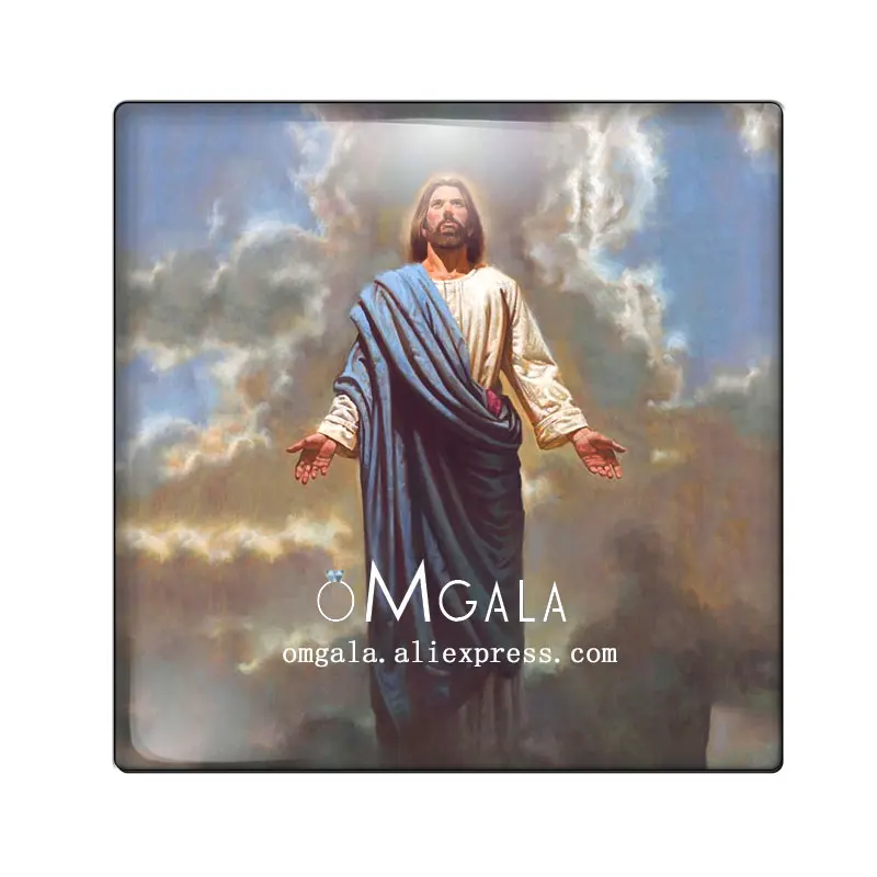 The great jesus and mary art paintings 10pcs mixed 12mm/20mm/25mm/30mm photo glass cabochon demo flat back Making findings