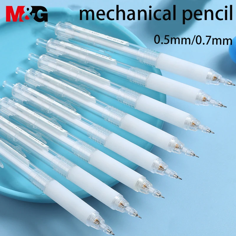 

M&G Mechanical Pencil 0.5mm/0.7mm, Replaceable Lead, Suitable for Sketching, Drawing, Students, and Finance Use