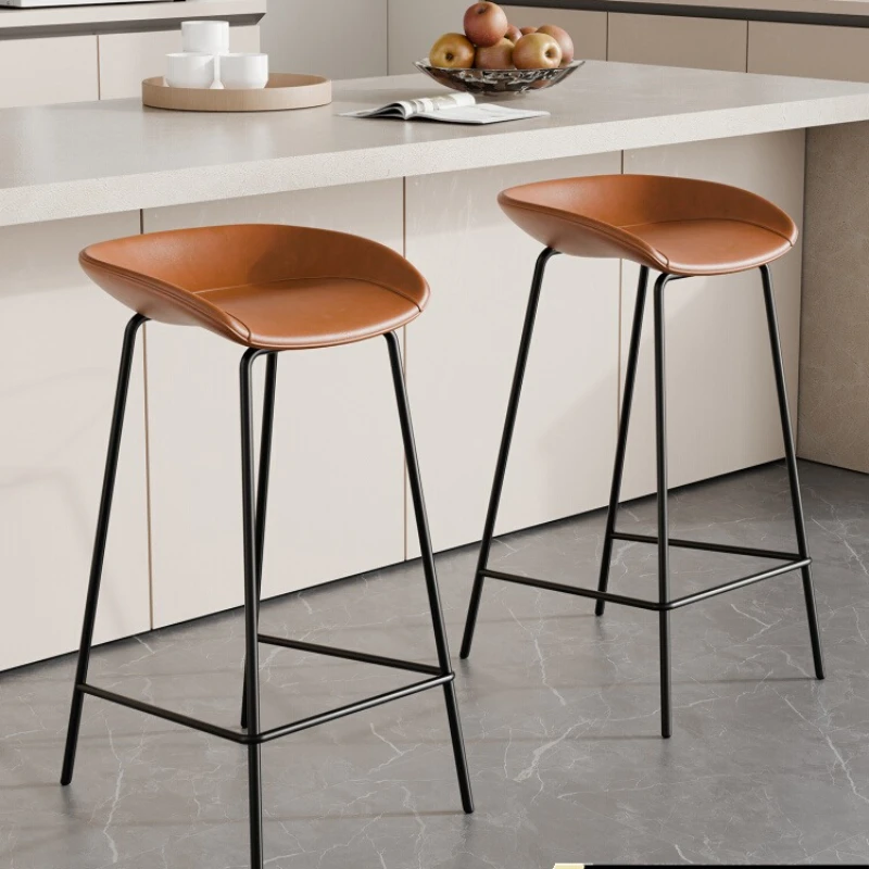 

Apartment Shaped Bar Stools Nordic Butterfly Italian Light Luxury Bedrooms Library Bar Stools Designer Luxury Muebles Furniture