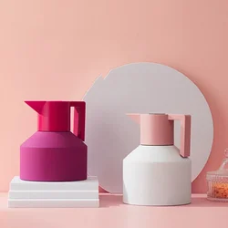 Geometric Water Jug Water Pitcher Large Capacity Jugs Double Layer Vacuum Coffee Thermos Kettle Insulated Bottle Tea Pot
