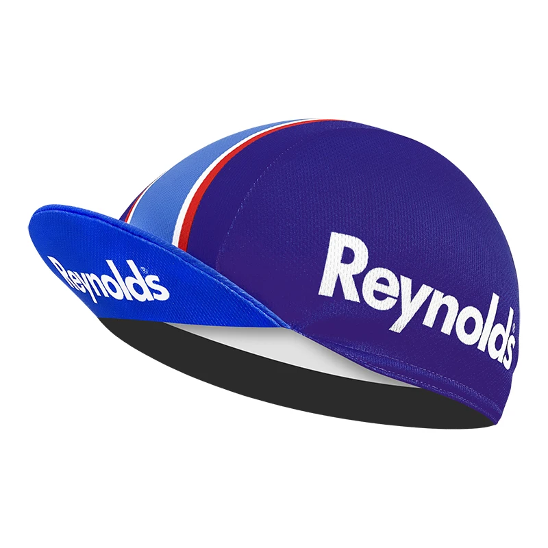 

Classic cycling cap in pop blue, polyester material sweat-wicking neutral style