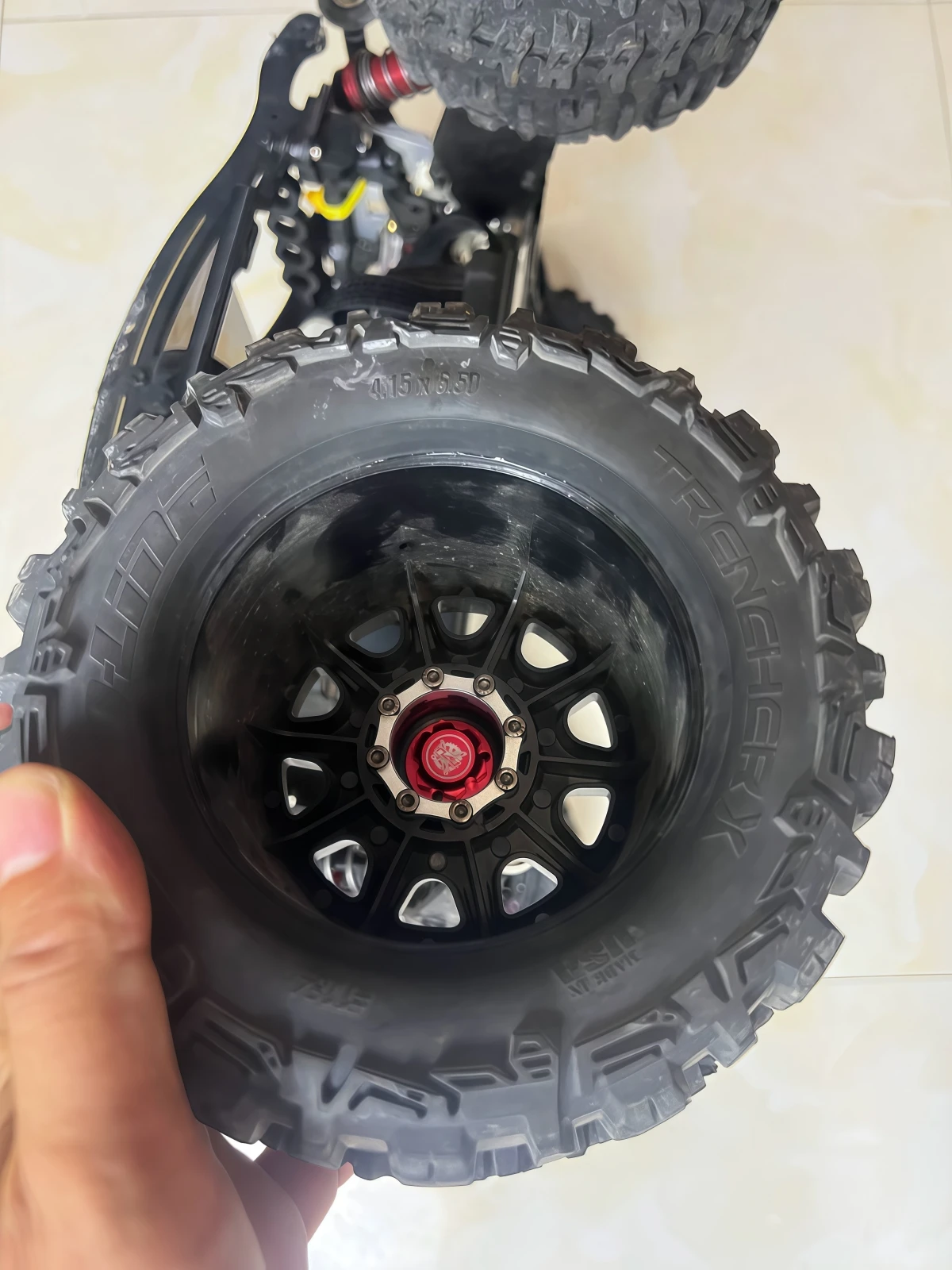 Pro-line PL 3.8 Wheel 17mm Hex Reinforced Retaining Ring, Reversible Widening Design RC Upgrade Parts