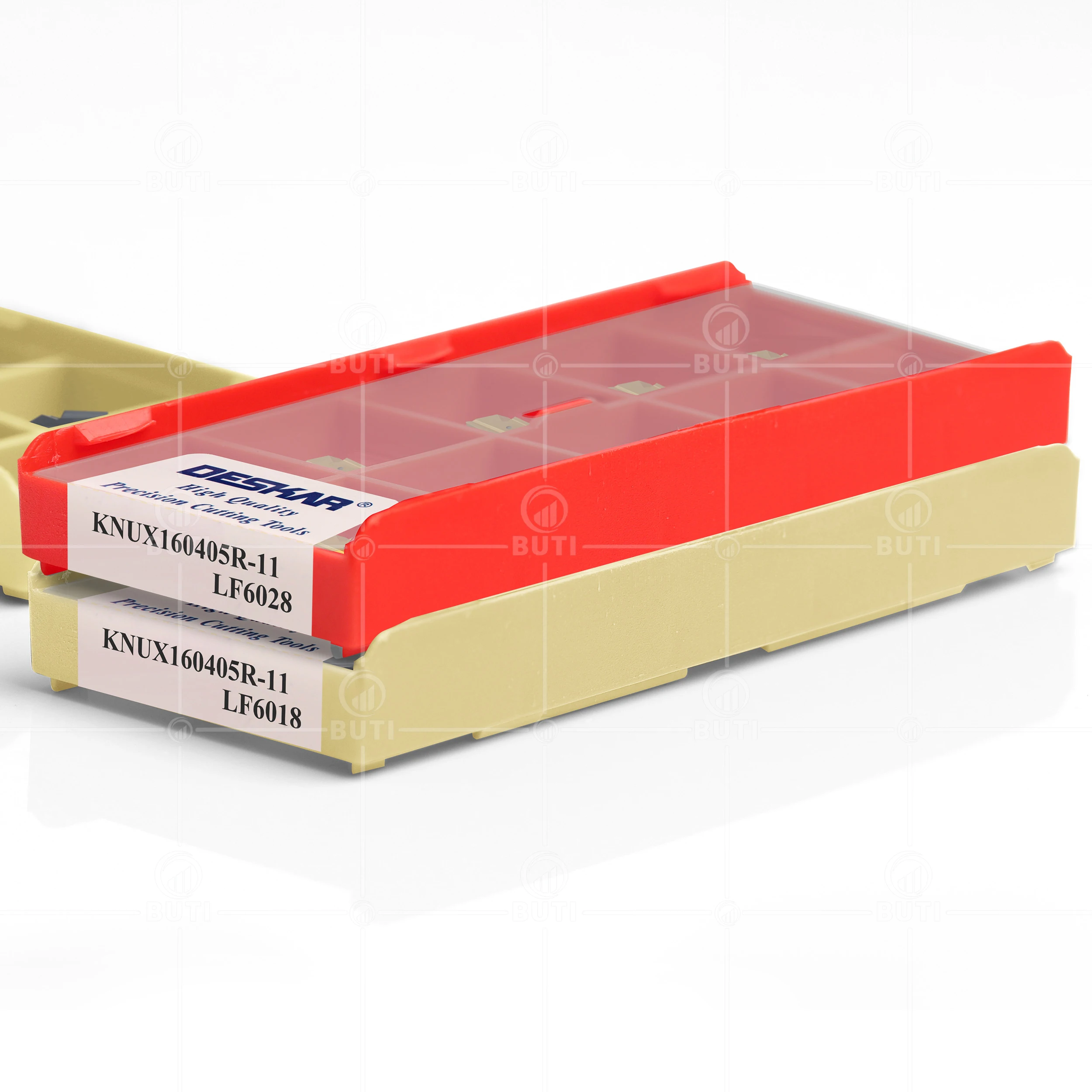 Imagem -04 - Deskar-cnc Torno Cortador Ferramentas Fresagem Carbide Inserts Ferramentas Peças para Aço Inoxidável Knux160405r11 Lf6018 Lf6028 100 Original