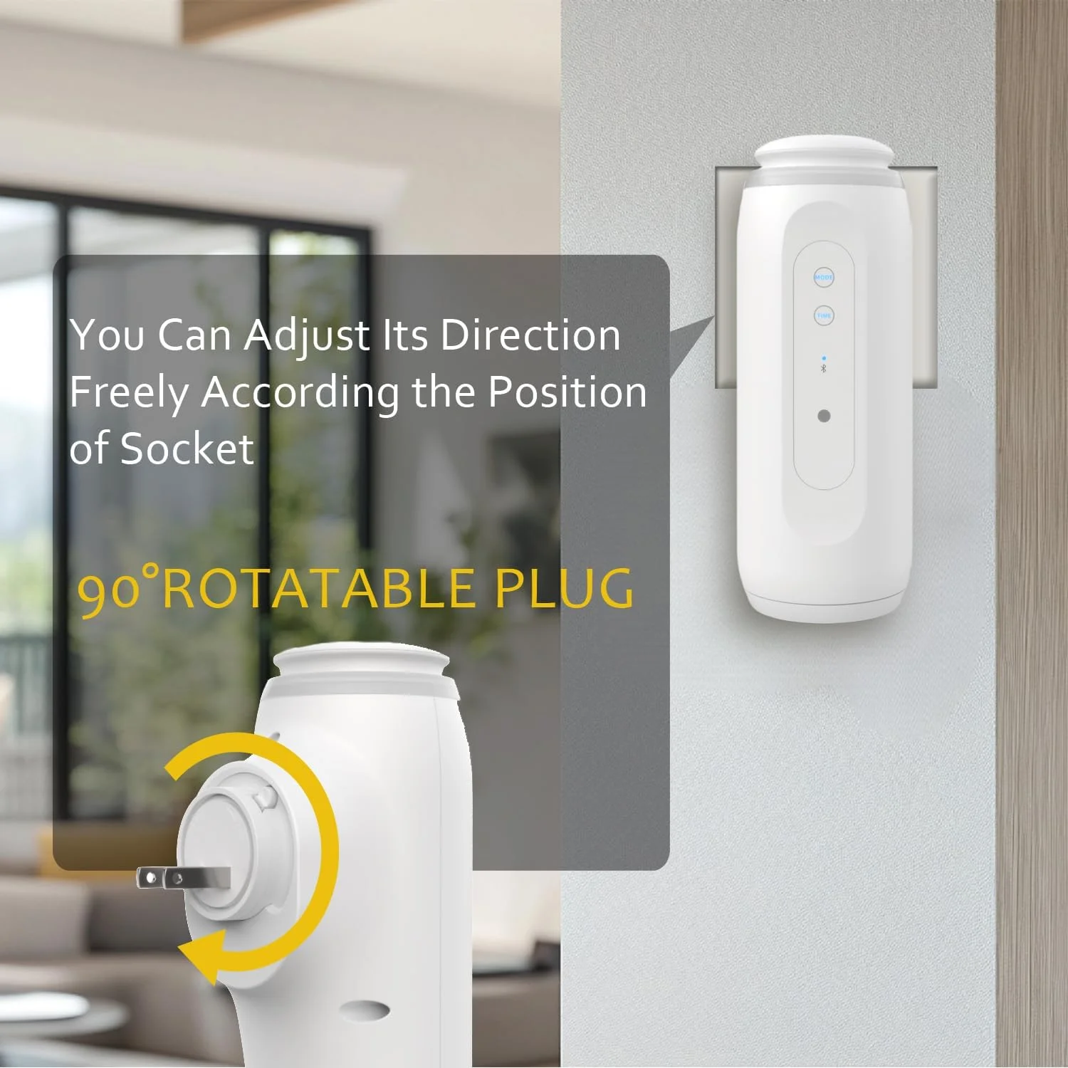 300m³ Wall Plug Aroma Diffuser Waterless Room Fragrance Oil Diffusers Electric Smell for Home Smart Scent Machine 4