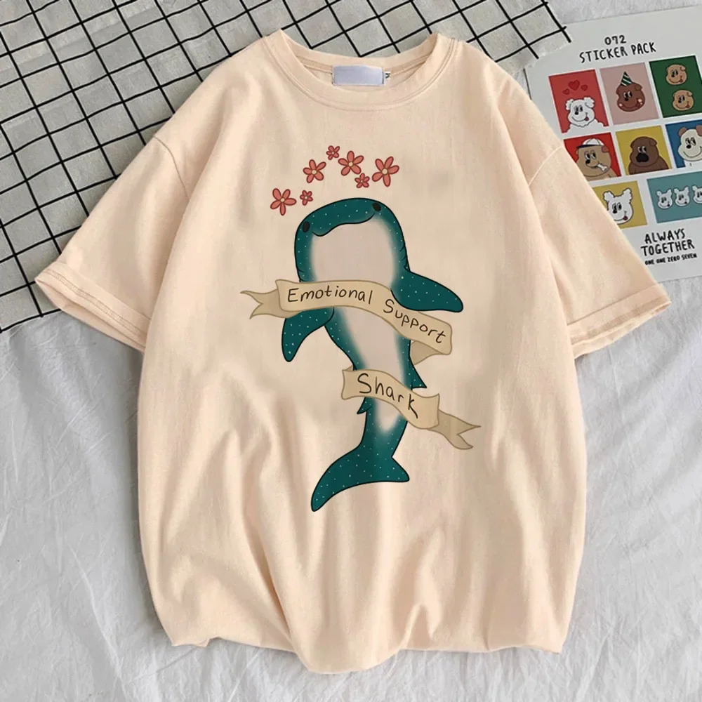 

Whales Tshirt Female Psychedelic Korean Clothes Punk Vintage Aesthetic Pastel T Shirt Retro Women Hip Hop 2000s Colorful