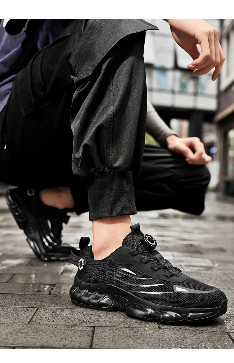 Herren Low-Cut Freizeitschuhe mit minimalistischem Sporttrend, fließende Board-Schuhe, leichte Polsterung, starker Grip, atmungsaktiv – Detail 15