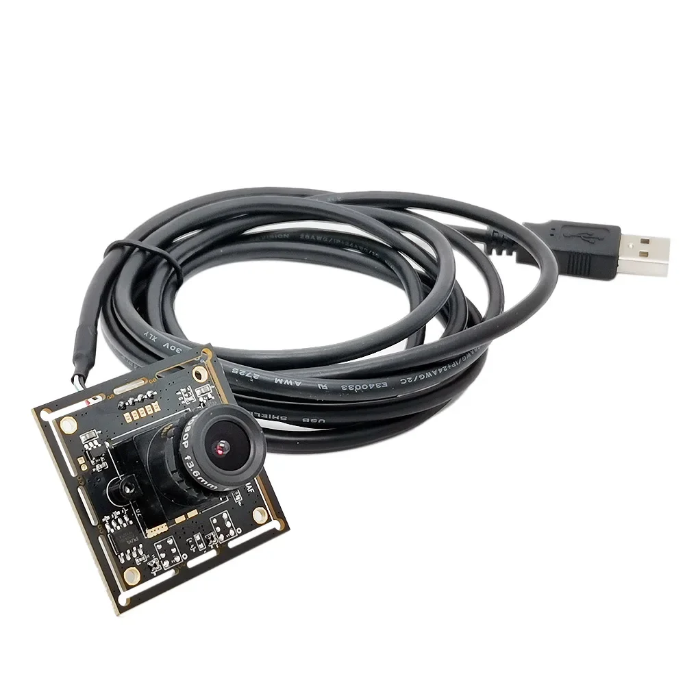 30FPS 5MP IMX335 CMOS Sensor Low Illumination 90° Degree USB Camera Module  MJPEG, YUY2 ,UVC Plug And Play