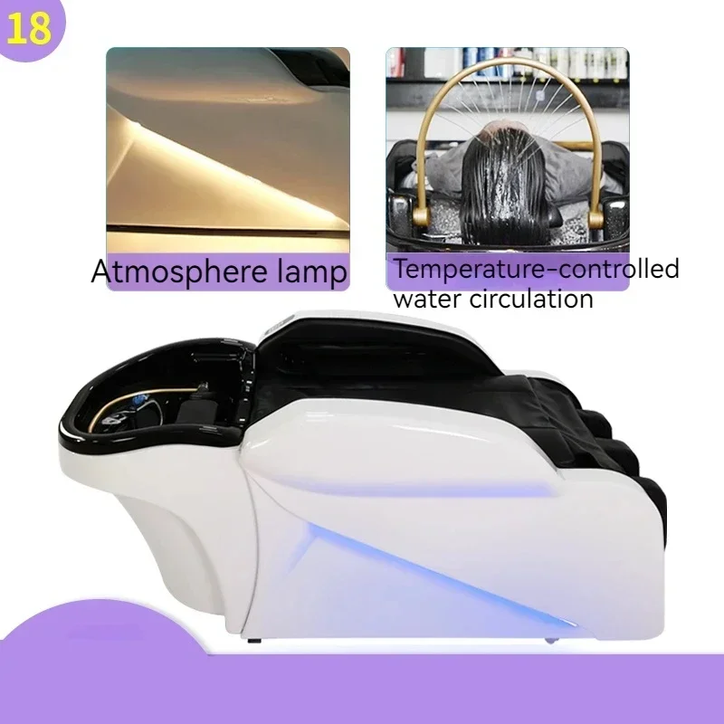 Hair Shampoo Massage Bed Professional Chair  Salon Washing Hairdressing Living Room Bowl Portable Japanese Water XFY-82