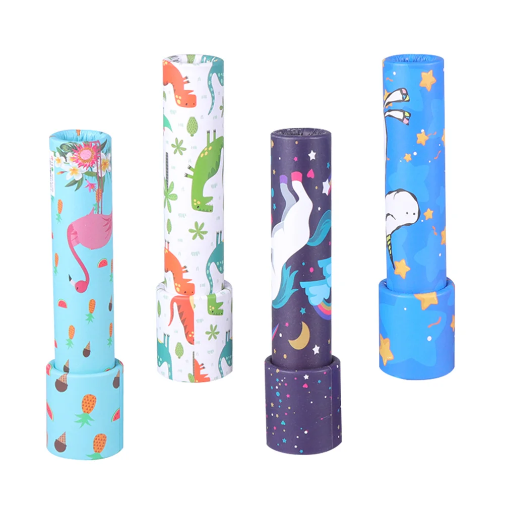 4 Pcs Twerking Toys Kaleidoscopes for Kids Funny Classic Children Rotating Party Toddler