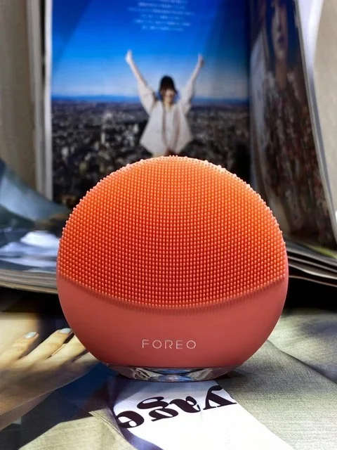 Foreo Luna Mini4 Gezichts Siliconen Gezichtsreinigingsborstel, Foreoing Echt Logo, Usb Opladen, Waterdicht, Niveau 8