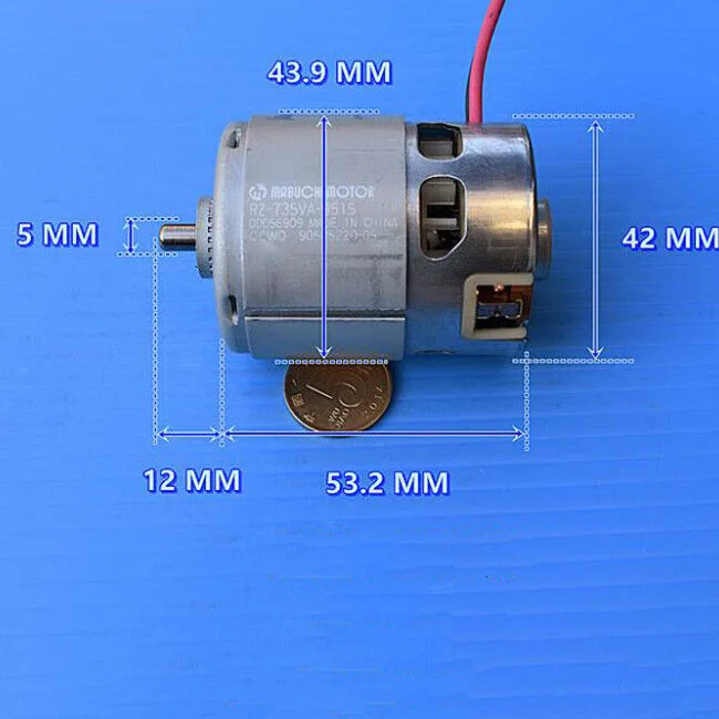 MABUCHI RZ-735VA-9515 Mini Engine DC 12V 14.4V 18V 21000RPM High Speed Power Electric Drill Screwdriver Saw Garden Tools Motor