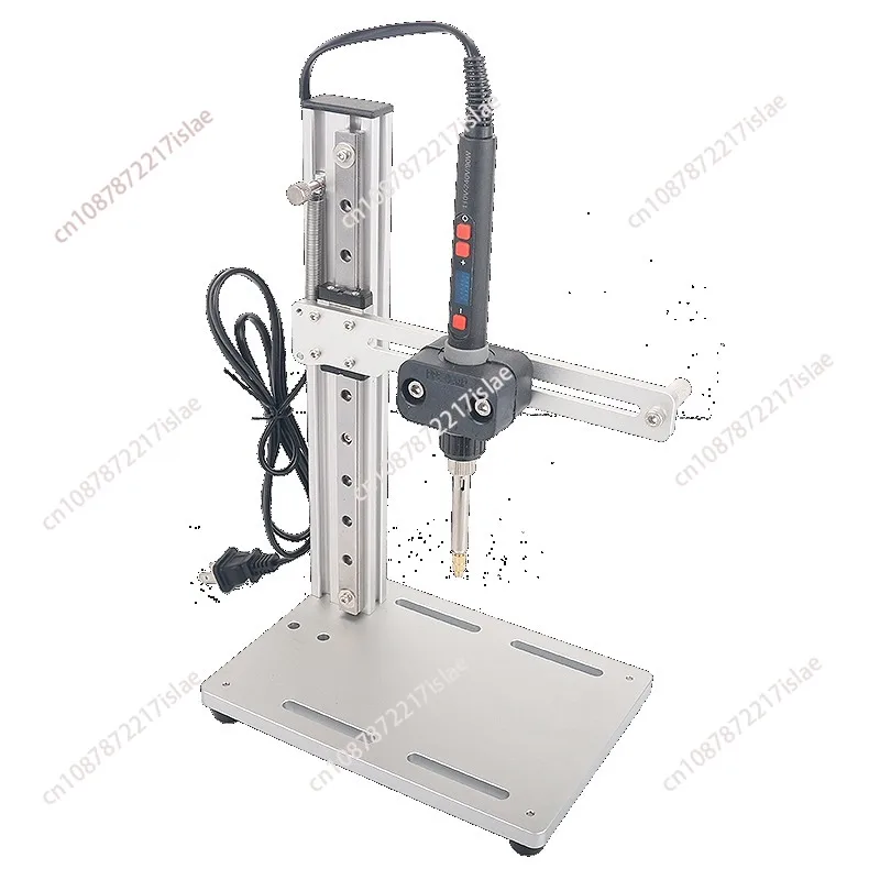 Manual hot melt nut implantation machine 3D printing plastic Tuba stud copper nut hot pressing hot iron shelf