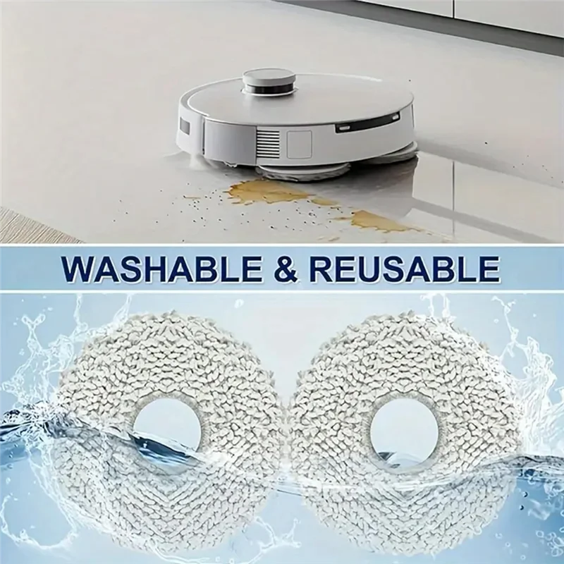 

EMECE-для Xiaomi S10 Plus + робот-пылесос, основная боковая щетка, фильтр Hepa, подушечки для швабры, аксессуары