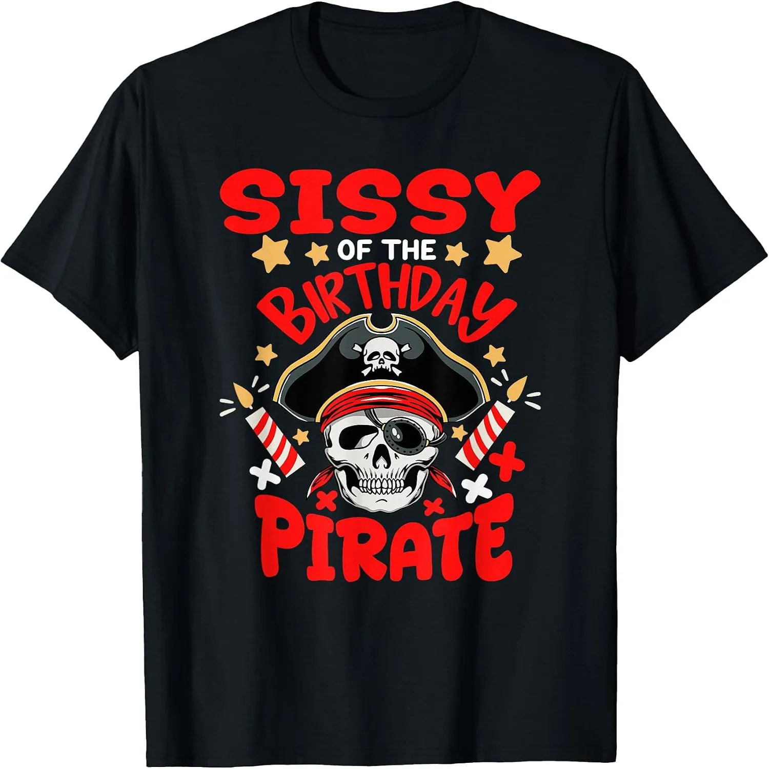 Sissy of The Birthday Pirate Party Family Matching T-Shirt