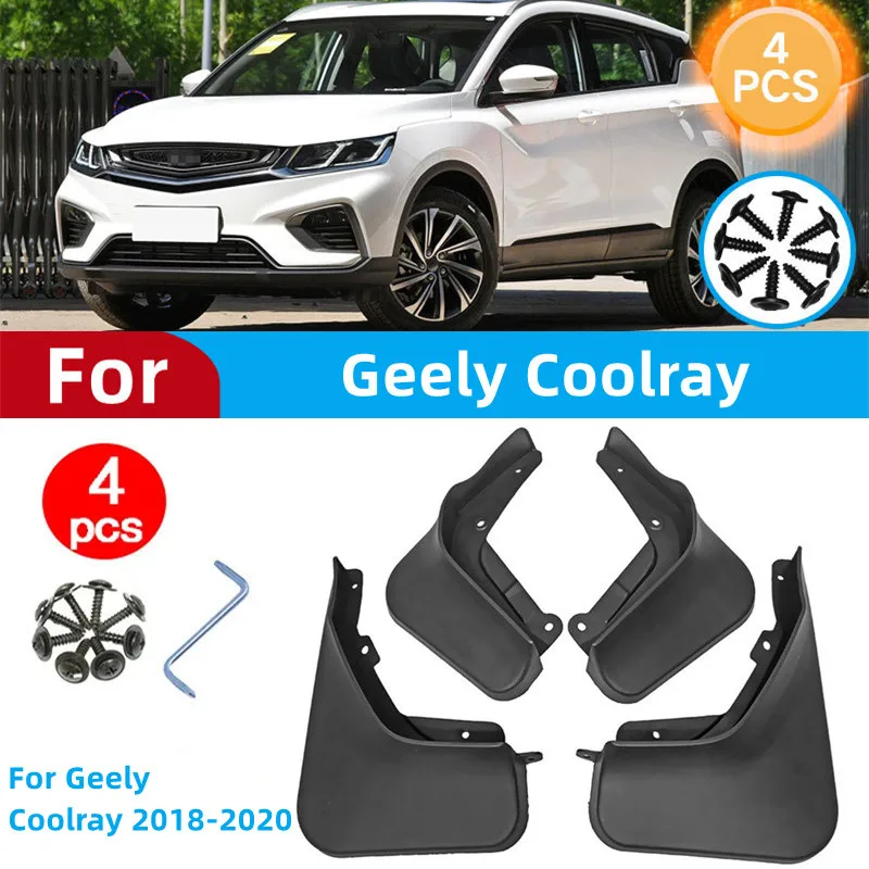 

Mudguards For Geely Coolray 2018 2019 2020 Mud Flaps Splash Guards Front Rear Fender Mudflaps Protectors Car Accessories