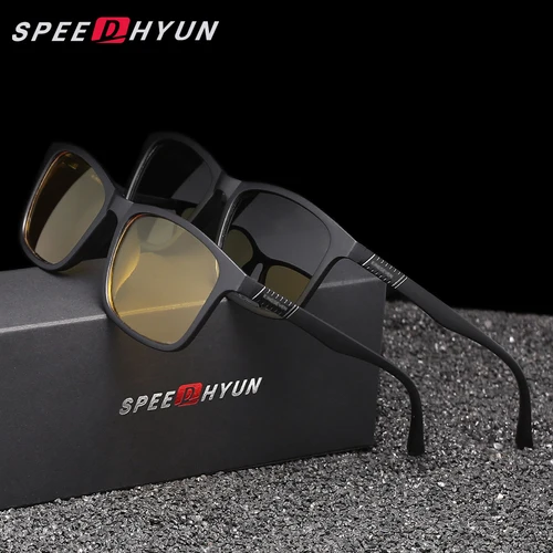Imagen 2 del producto 2 uds SPEEDHYUN TR90 gafas de sol polarizadas UV400 TAC gafas de conducción informales para mujer al aire libre verano pesca masculina gafas de moda
