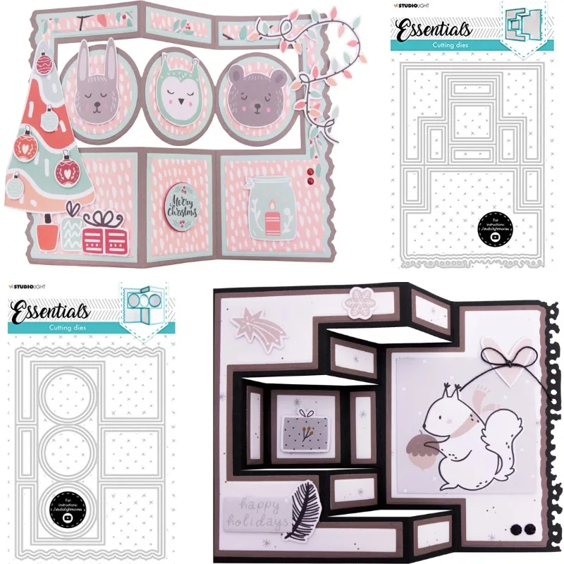 Matrices essentielles-fleurs longues matrices de découpe Scrapbook journal décoration pochoir modèle de gaufrage bricolage carte de voeux à la main