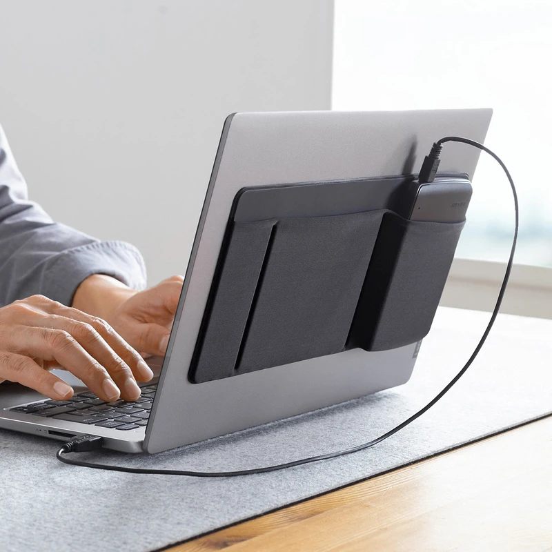 Japan SANWA Portable Laptop Paste Storage Bag Digital Accessories Integrated Accompanying Sundries Bag Office cd case