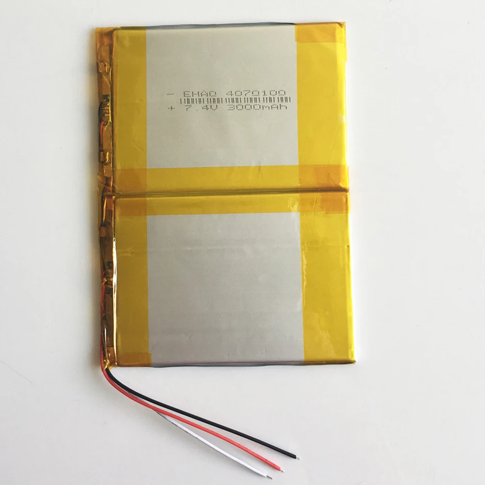 Pilha de bateria recarregável do polímero do lítio, Li-Po, GPS, PSP, DVD Power Bank, PAD, DIY, E-Book, Tablet, PC, 3.7V, 6000mAh, 40140100