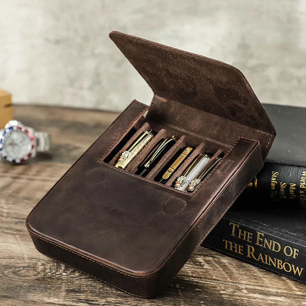 

Pen Case Strong Unique Design Compact Lid Prevents Accidental Opening Protection Against Wear Simple Elegant Shape