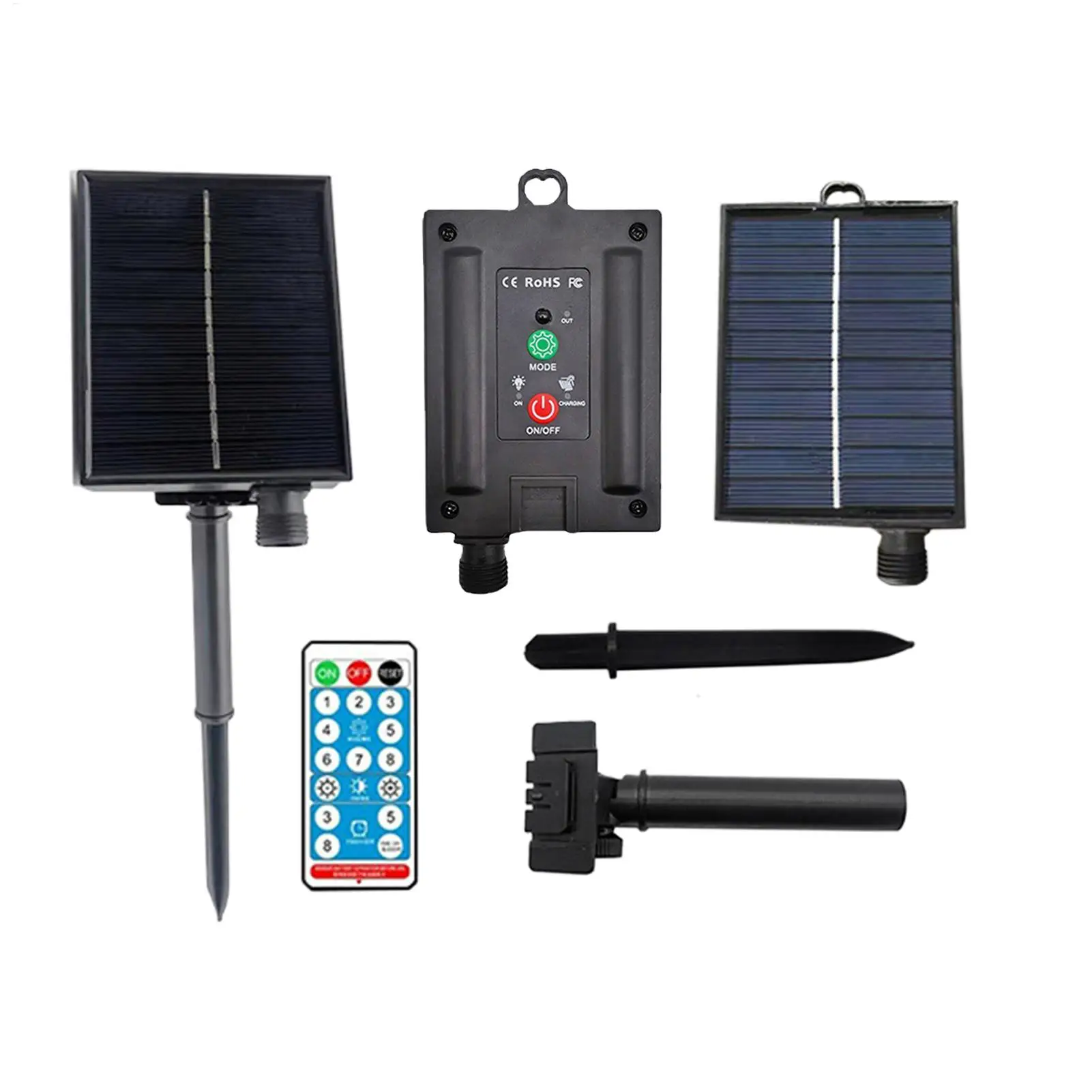 Pannello solare portatile 31V Telecomando impermeabile USB C harge Pannello solare Strumenti e miglioramento domestico per la luce della stringa della tenda esterna del giardino
