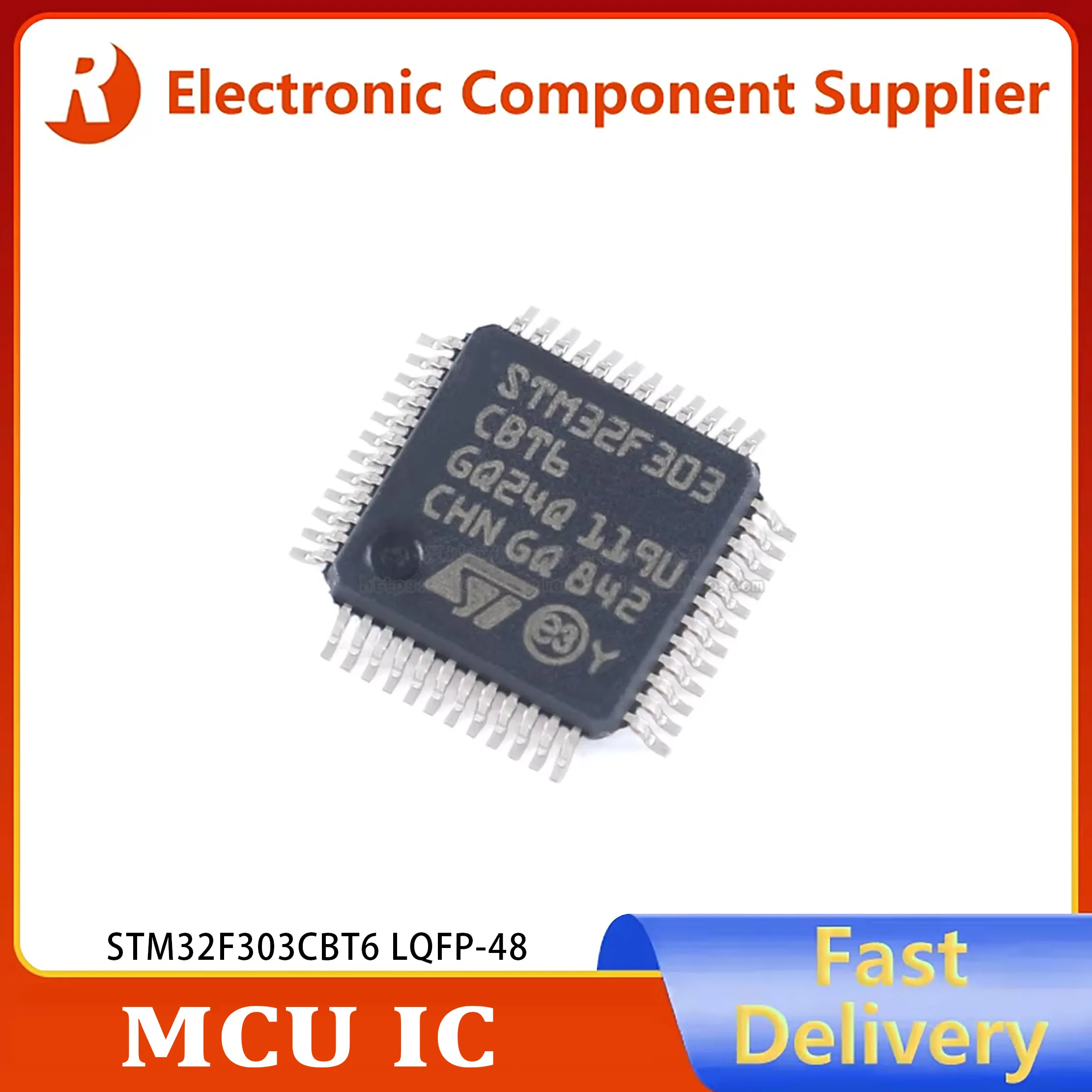 stm32f303cbt6-lqfp-48-arm-cortex-m4-unidade-microcontroladora-mcu-de-32-bits-produto-original-genuino
