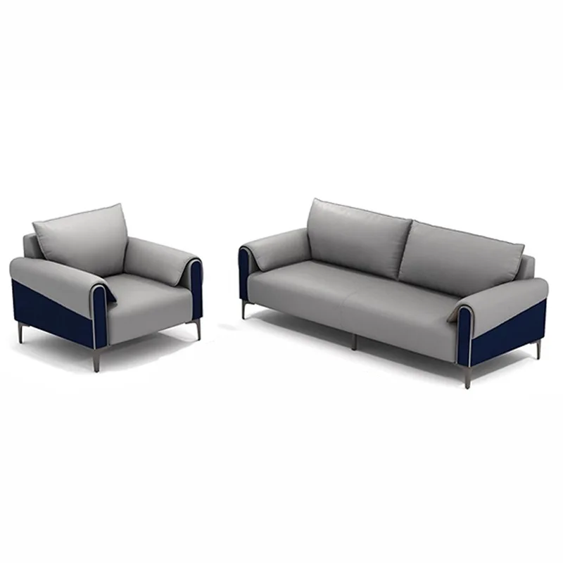 

Office sofa designer three person coffee table combination reception room business negotiation