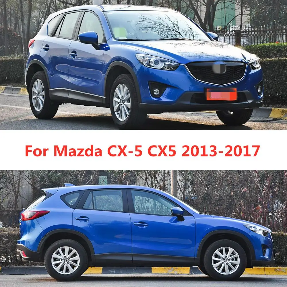 For Mazda CX-5 CX5 2013 2014 2015 2016 2017 Side Window Vent Visor Sun Rain Deflector Guard Awnings Shelters Adhesive Cover Trim