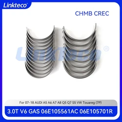 Engine part Crankshaft main & connecting rod bearing Fit 3.0 T GAS CHMB CREC For 07-18 3.0T AUDI A5 A6 A7 A8L Q5 VW 06E105561AC