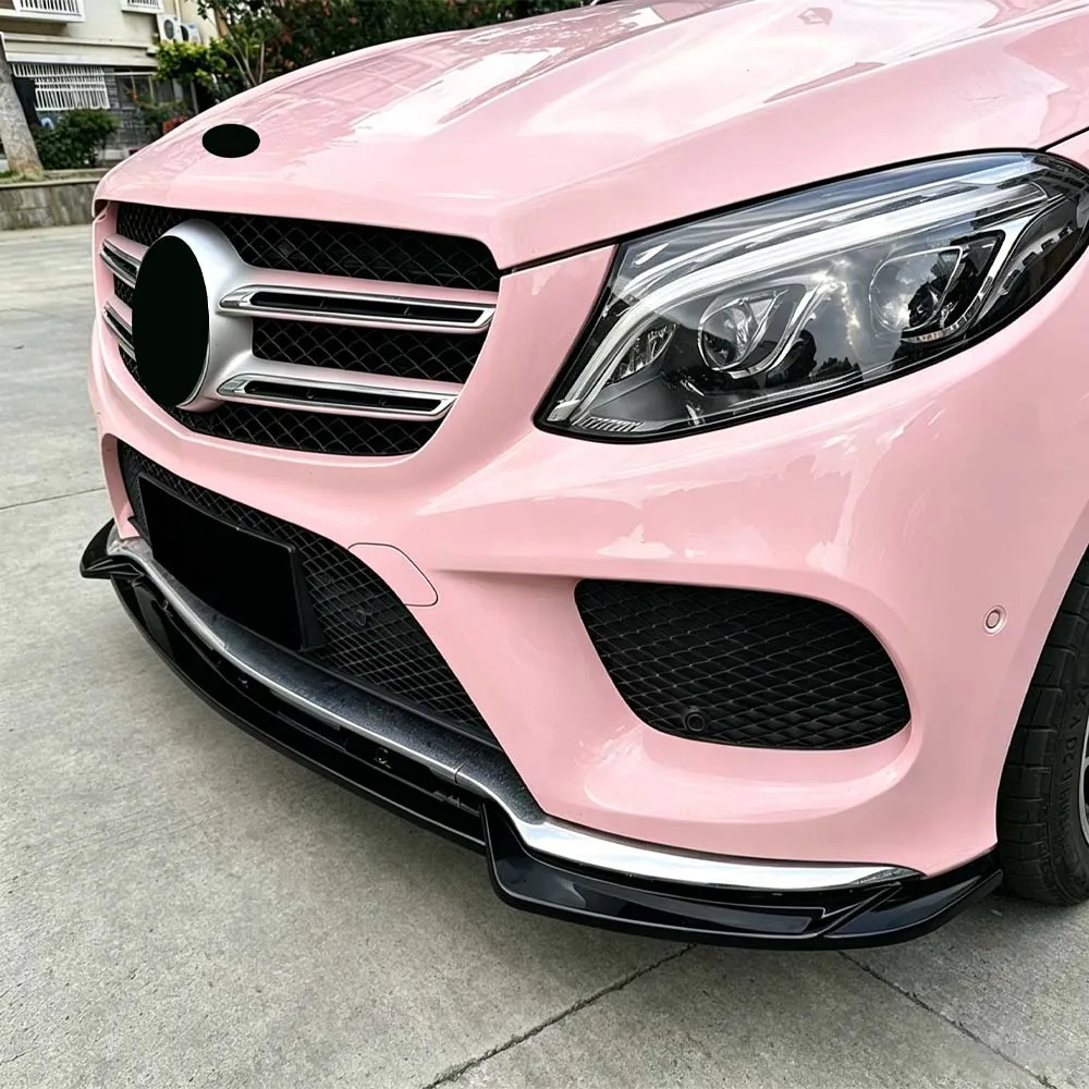 Front Bumper Lip Body Kit Spoiler Splitter Diffuser For Mercedes GLE Class W166 GLE Coupe C292 AMG 2015 To 2018 Bumper Protector