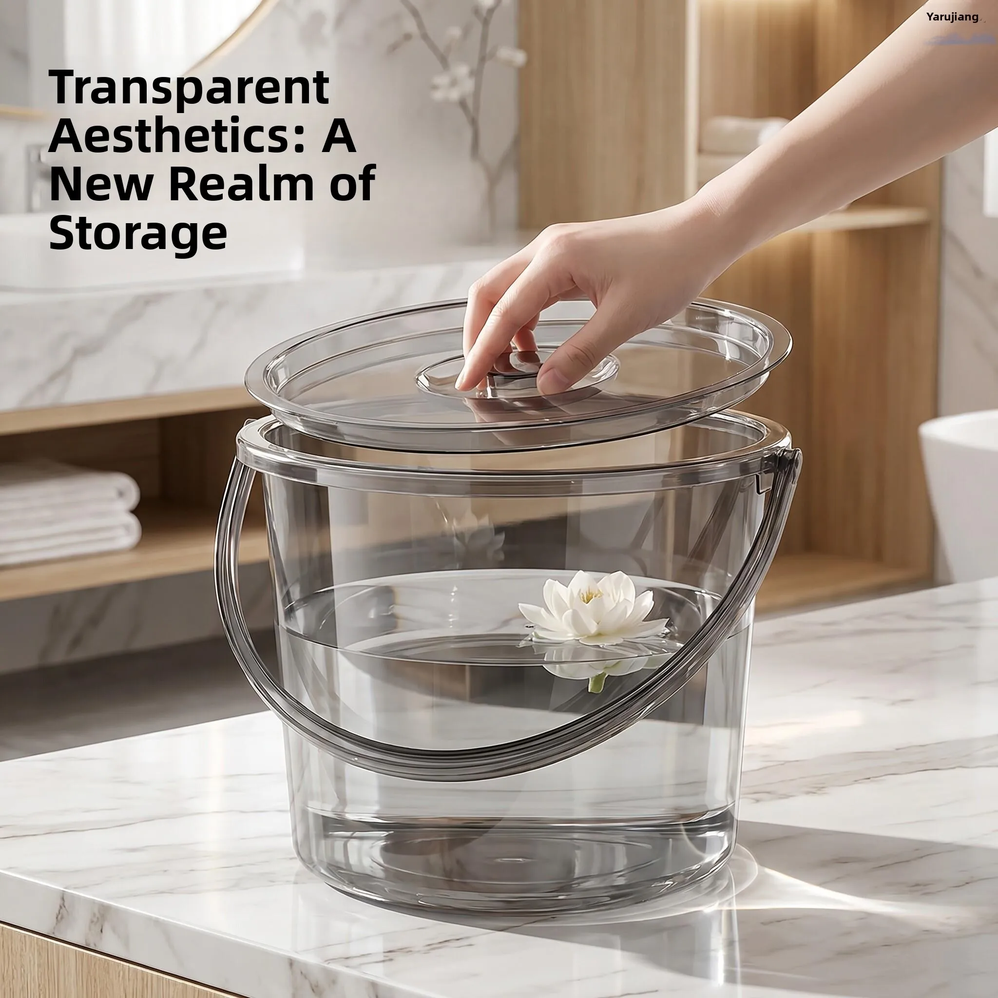 large-size-handheld-thickened-plastic-water-bucket-for-washing-clothes-outdoor-car-wash-portable-transparent-bucket-home-use