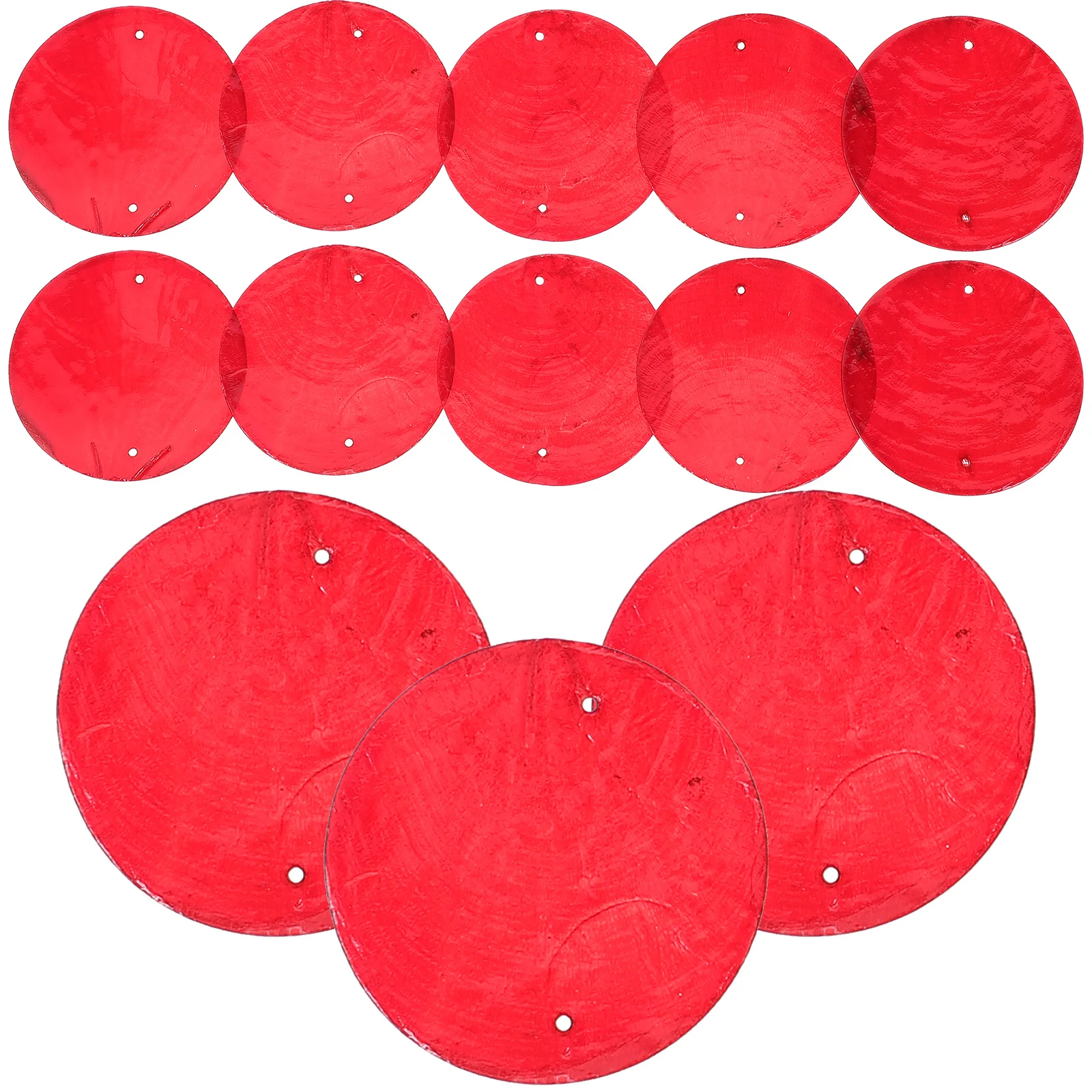 

100Pcs Shells Pieces Round Natural Charms Handmade DIY Jewelry Making Materials Earring Pendant Wind Chime Craft Supplies