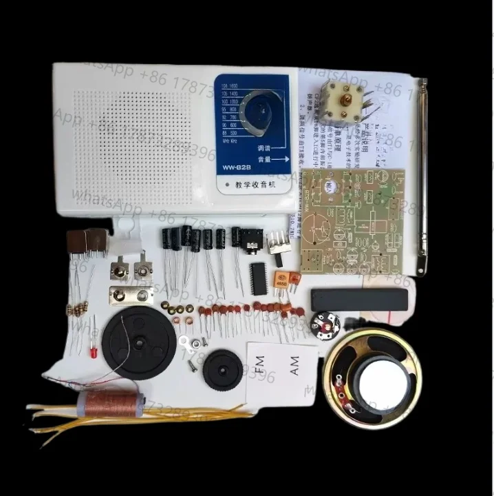 FM FM Am AM Dual-band Radio Kit Teaching Experimental Equipment Electronic Components DIY Self-made