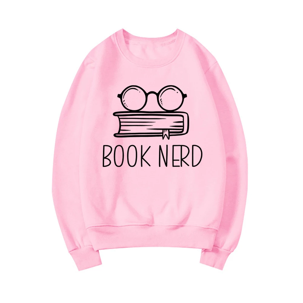 Book Nerd Sweatshirt Skeletons Book Lover Hoodie Unisex Long Sleeve Crewneck Sweatshirts Reading Hoodies Librarian Casual Tops