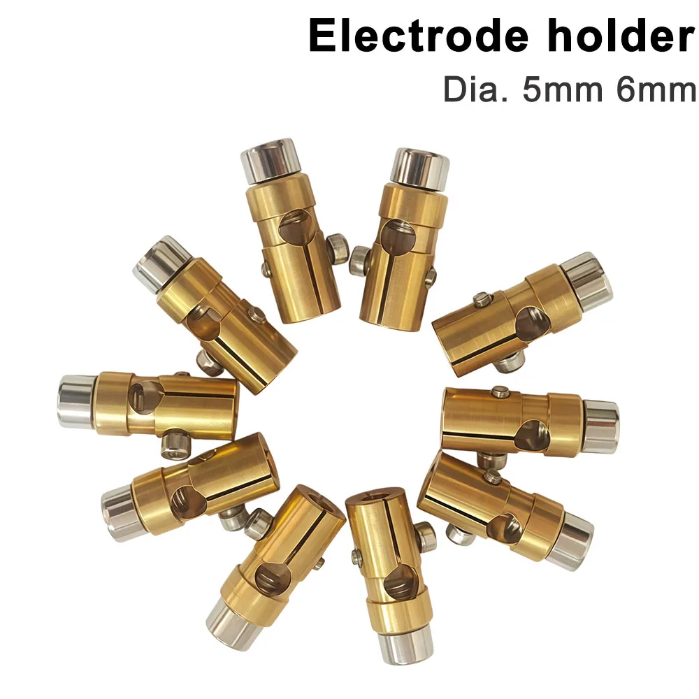 High Quality  Joint Inner Dia. 5mm 6mm Electrode End Chuck For Xenon Krypton Lamp 1064nm YAG Fiber Laser Machine Spares