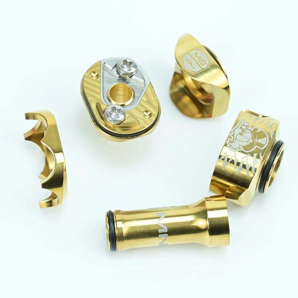 Wolfcoolvape monarchy Mobb MS รูปเป็ดกลับด้าน316ss สะพาน rba 2.5 / 3 / 3.5/4มม. สำหรับ bille/bb/aio/boro MOD