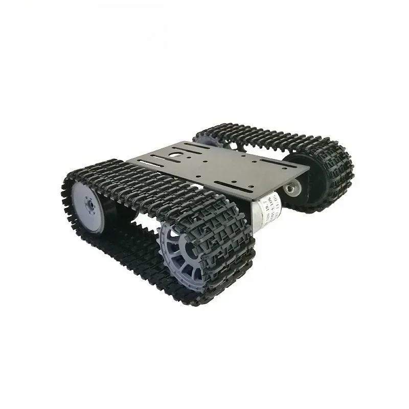 

A19Q-Smart Tank Car Chassis Tracked Crawler Robot Platform With Dual DC 12V Motor For DIY For Arduino T101-P/TP101