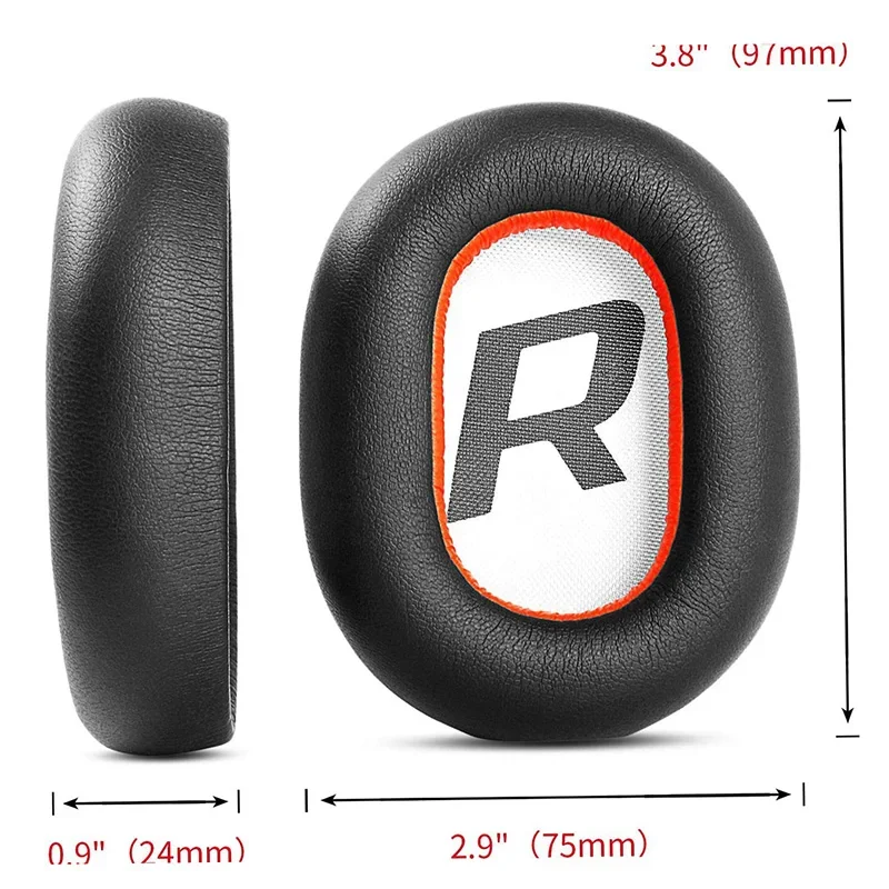 Almohadillas de repuesto de cuero proteico para auriculares Plantronics Backbeat Pro 2 SE 8200UC