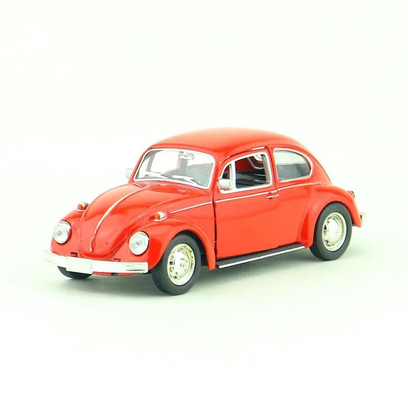 Newest Arrival Retro Vintage Beetle Diecast Pull Back Car Model Toy for Children Gift Decor Cute Figurines Miniatures