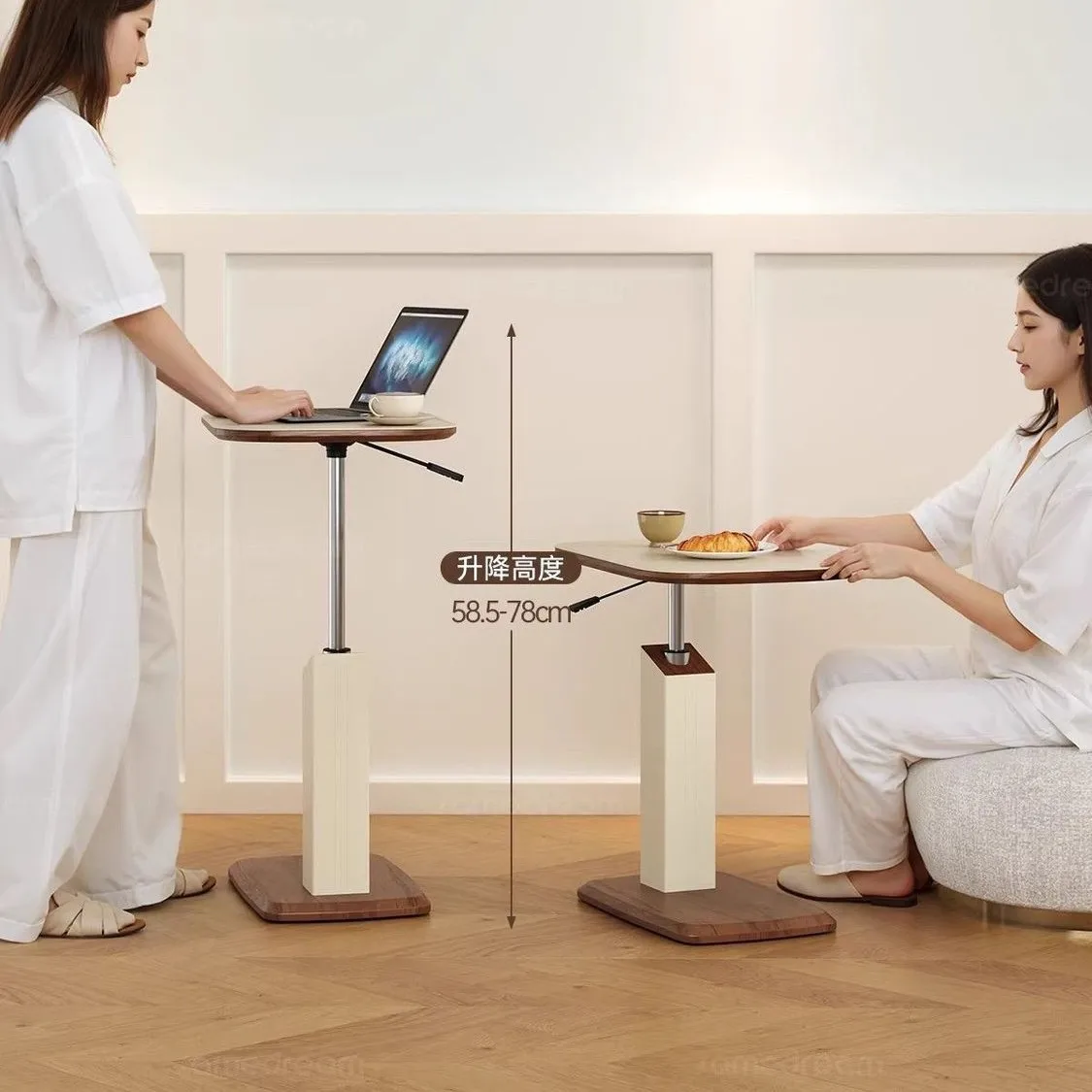Movable lifting computer desk bedroom bedside table modern simple corner table