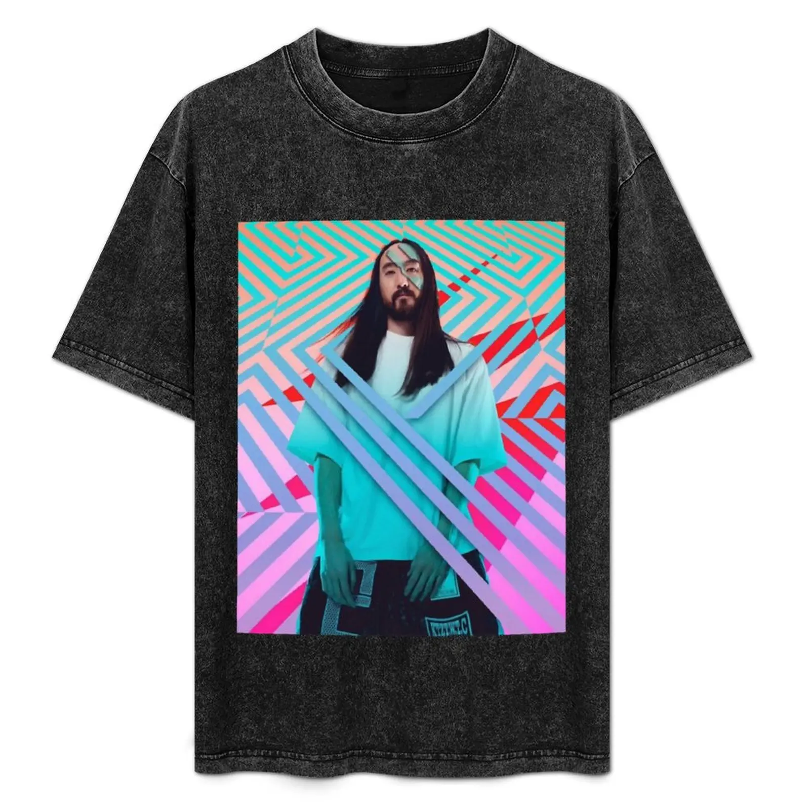 

Футболка DJ Steve Aoki, повседневная модная уличная одежда, футболка в стиле стритвир