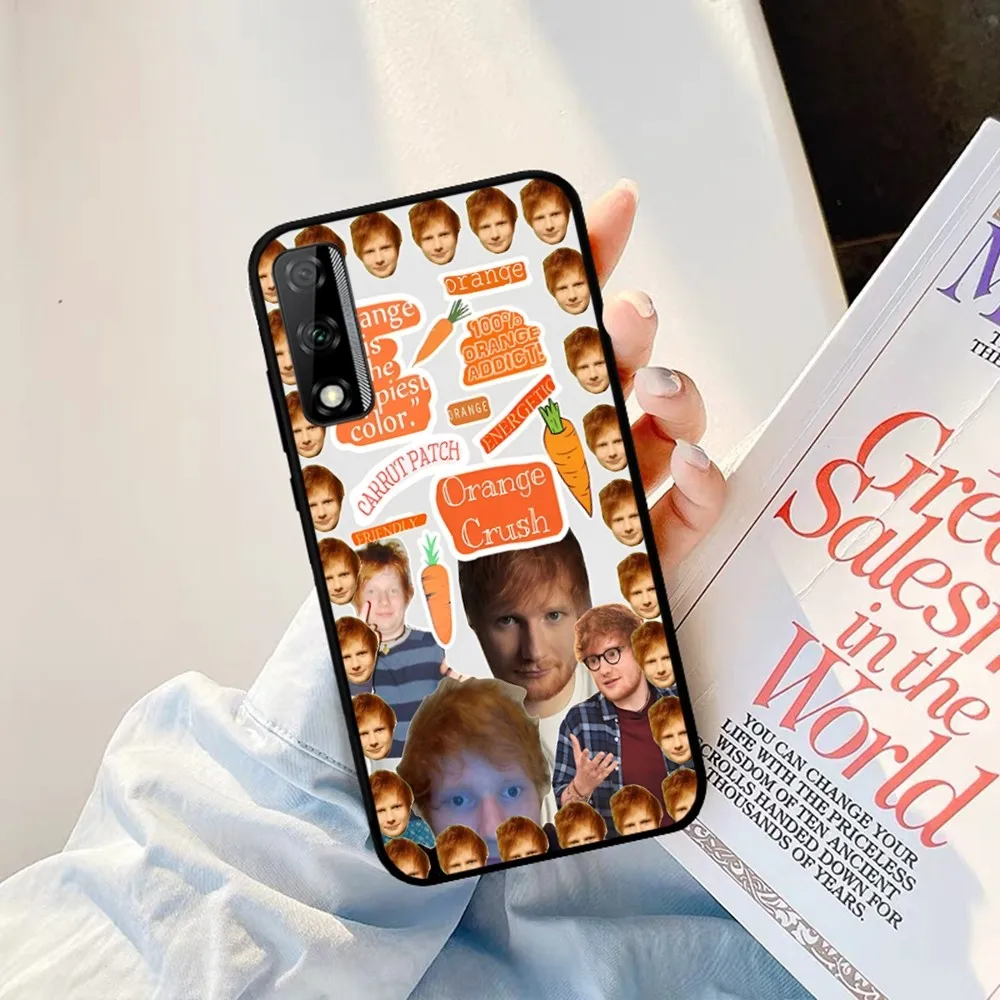 E-Ed Singer S-Sheeran Phone Case For Huawei Y9 6 7 5 Prime Enjoy 7s 7 8 plus 7a 9e 9plus 8E Lite Psmart Shell