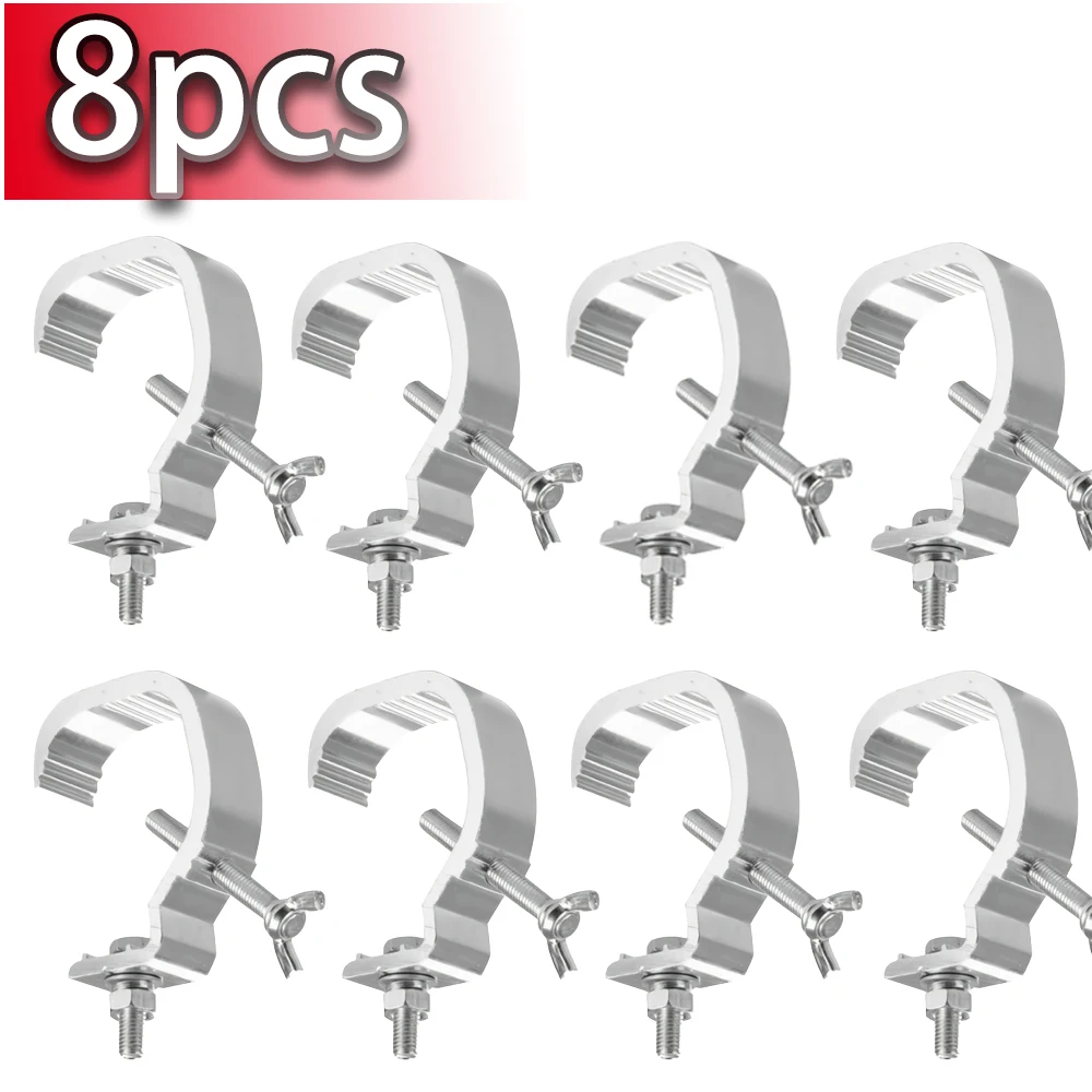 8pcs Adjustable Aluminum Stage Light Hooks Durable Portable Ideal Par ...