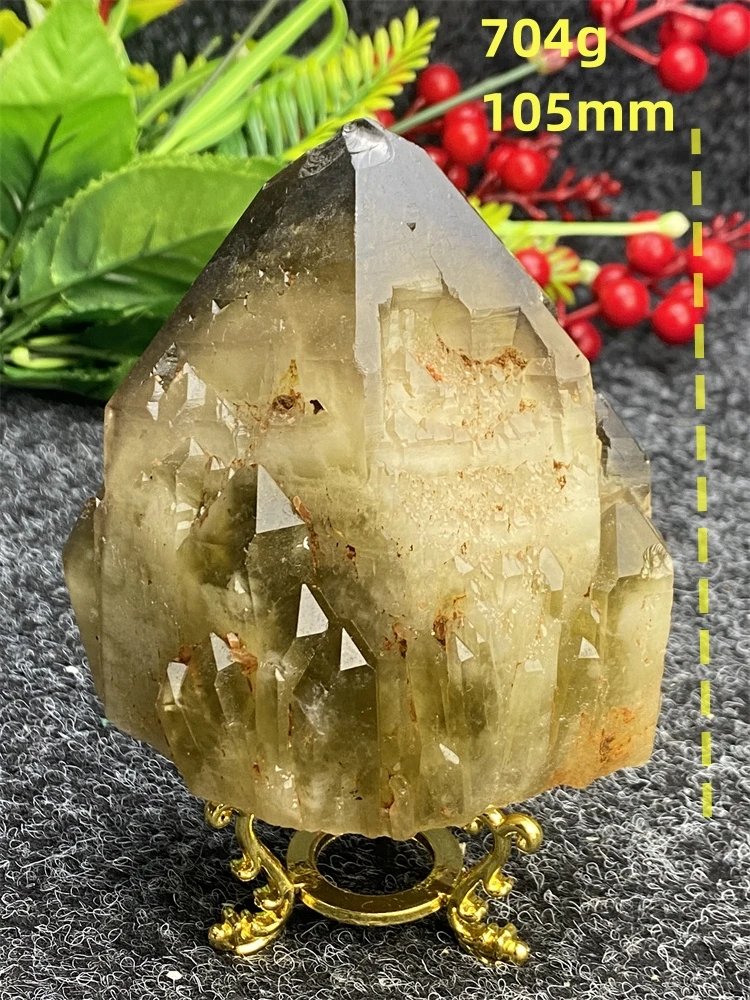 Natural Tea Topaz Crystal Group Crystal Clusters Reiki Healing Yellowstone Mineral Specimens Garden Aquarium Home Decoration Gif