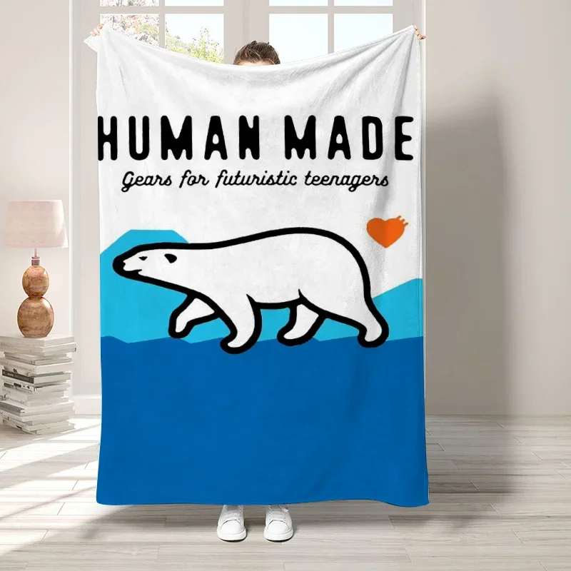 H-بطانيات رمي مصنوعة من الإنسان ، بطانية مزخرفة للأريكة ، مفرش سرير على السرير ، ديكور غرفة النوم ، رقيق وناعم ، ديكور منزلي بهو #5