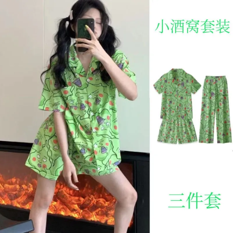 New Small Dimple Pajamas Cosplay Costume Mob Cute Psycho Sleepwear 100 Anime Peripheral Funny Unisex Plus-size Pajamas Gifts