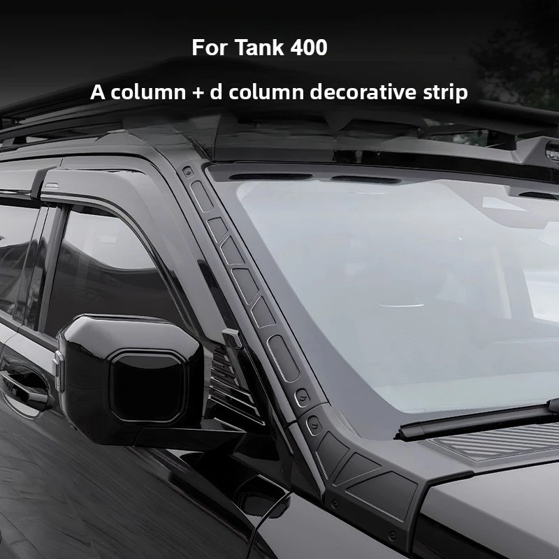 

For Tank 400 Hi4t A Pillar Decoration Cover ABS Anti-scratch D Pillar Protective Sticker Auto Exterior Modification Accessories