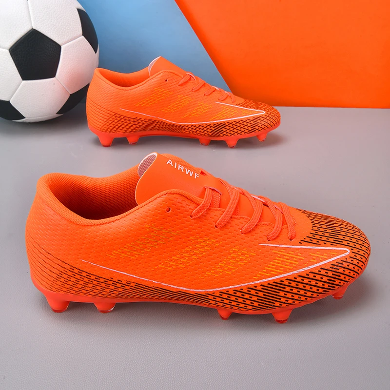 New Men's Football Boots Sneakers Soccer Shoes Cleats Non-Slip Training FG Top Quality Wholesale Drop Shipping Unisex Adult