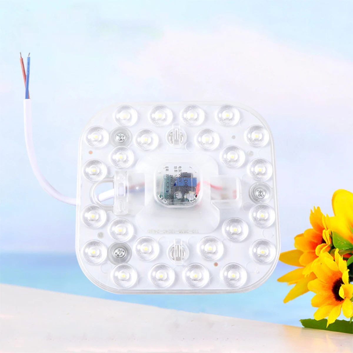 

12W 960Lm 6000K 220V Led Ceiling Light Module White Magnetic Panel Durable Energy Saving Replacement For Led Ceiling Lamp Smd
